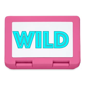 Wild Neon Lettering - Lunchbox - pink - Front
