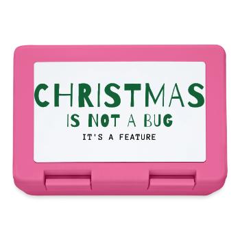 Christmas Is Not a Bug – It's a Feature - Brotdose - Pink - Vorne
