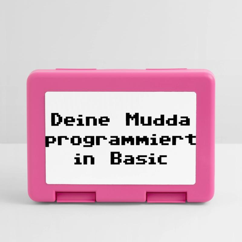 Deine Mudda programmiert in Basic Brotdose