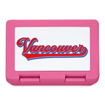Vancouver Lettering Retro Style - Lunchbox - pink - Front