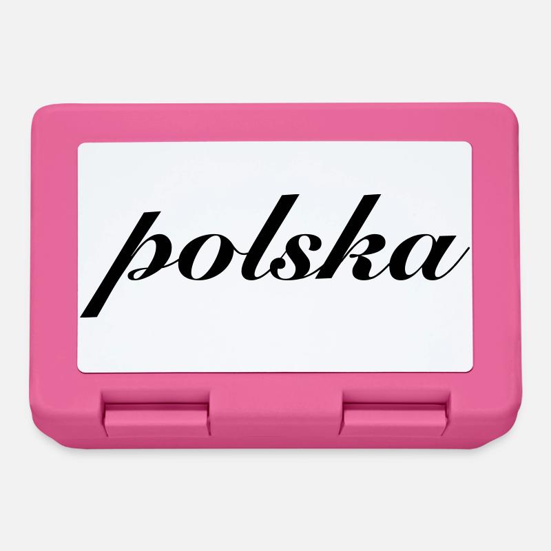 Polska Polen Geschenk - Brotdose - Pink
