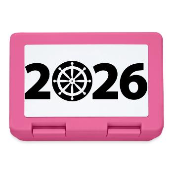 Seefahrt 2026, Bootfahren 2026, Kapitän 2026 - Brotdose - Pink - Vorne