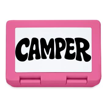 Campeur - Boîte à goûter - rose - Devant