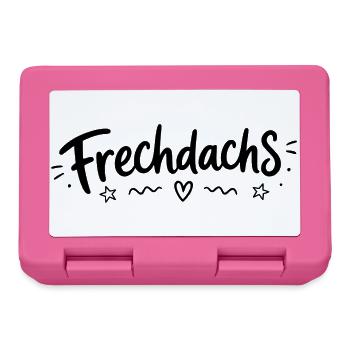 Frechdachs - Brotdose - Pink - Vorne