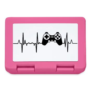 Herzschlag Gaming - Brotdose - Pink - Vorne