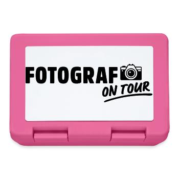 fotograf on tour - Brotdose - Pink - Vorne