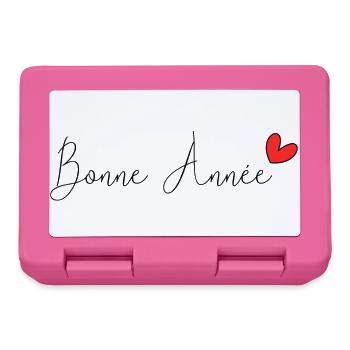 NOËL. ANNEE. ANNIVERSAIRE. RETRAITE. PAPA. MAMAM. - Boîte à goûter - rose - Devant