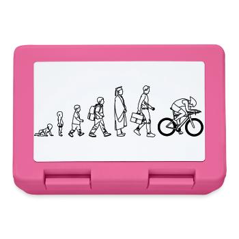 Development of a cyclist - Lunchbox - pink - Front