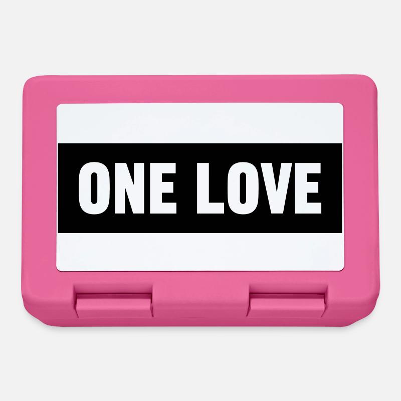 one love - Lunchbox - pink