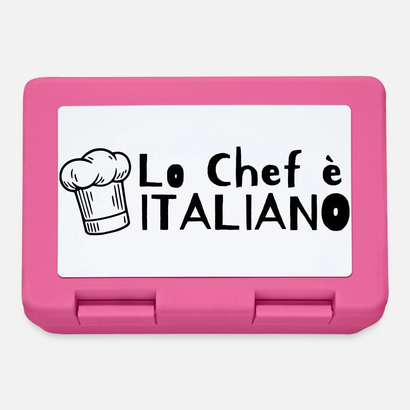 Lo chef è Italiano - Lunchbox - pink