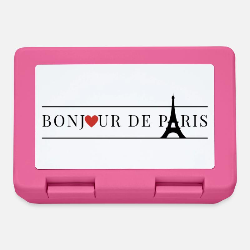 Paris Frankreich Eiffelturm - Brotdose - Pink