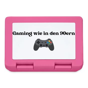 Gaming wie in den 90ern - Brotdose - Pink - Vorne