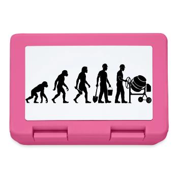  Bauarbeiter Maurer-Handwerker Baustellen-Maurer - Brotdose - Pink - Vorne