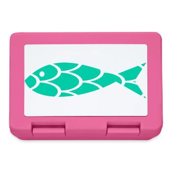 SARDINE. FISH. APRIL FOOL. EASTER. SEA - Lunchbox - pink - Front