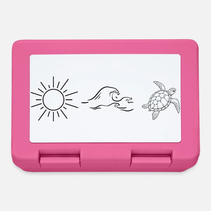L’art marin comme motif - Boîte à goûter - rose