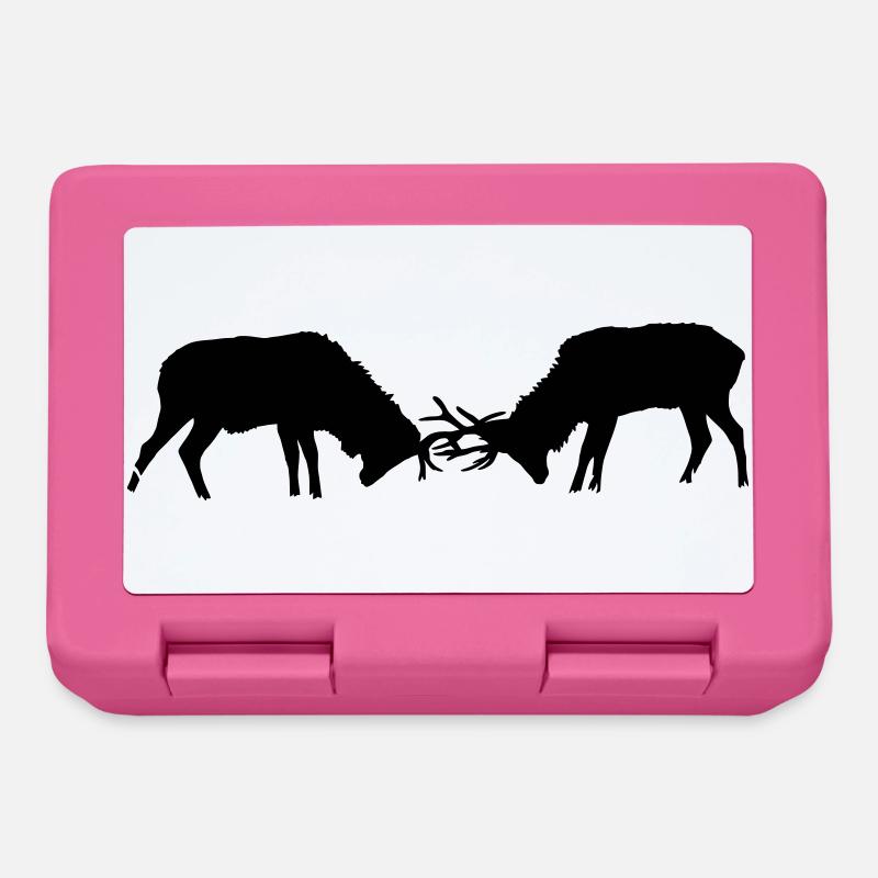 deer - Lunchbox - pink