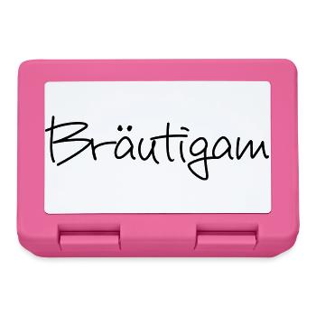 Bräutigam Junggesellenabschied Hochzeit - Brotdose - Pink - Vorne