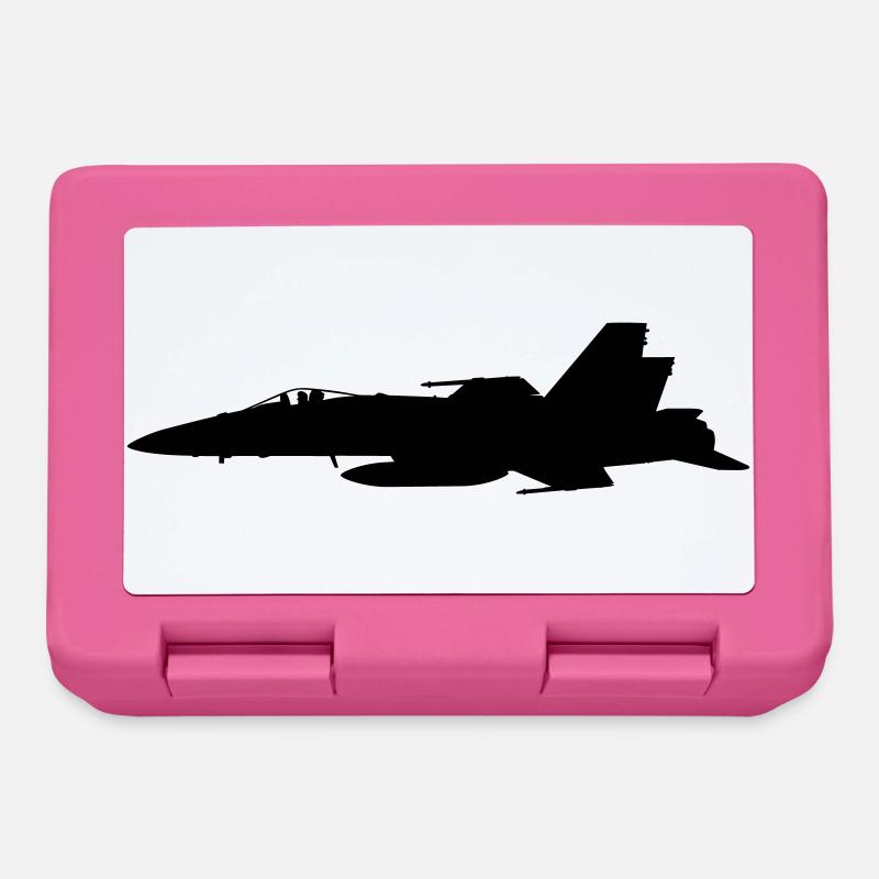 Avion - Boîte à goûter - rose