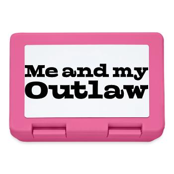 33 Me and my Outlaw - Lunchbox - pink - Front