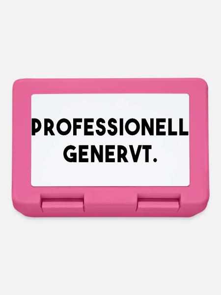 Genervt Spruch - Brotdose - Pink