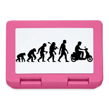 Roller Evolution - Mofa Moped Scooter Fahren - Brotdose - Pink - Vorne
