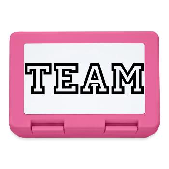 Team - Boîte à goûter - rose - Devant