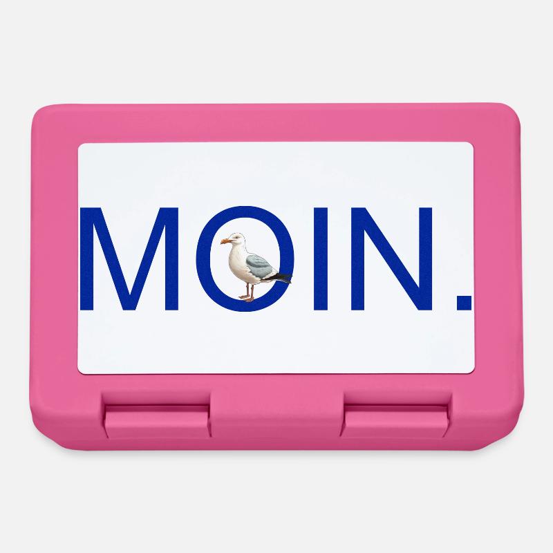 MOIN. mit Möve - Brotdose - Pink