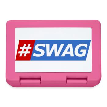 SWAG Block Colors Hashtag - Lunchbox - pink - Front