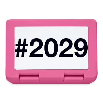 2029 Hashtag - Brotdose - Pink - Vorne