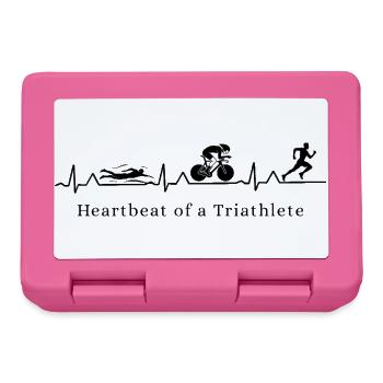 Heartbeat of a Triathlete  - Brotdose - Pink - Vorne