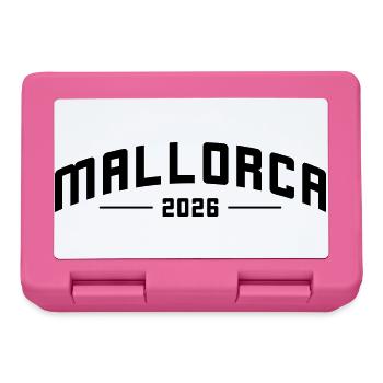Mallorca 2026 - Lunchbox - pink - Front