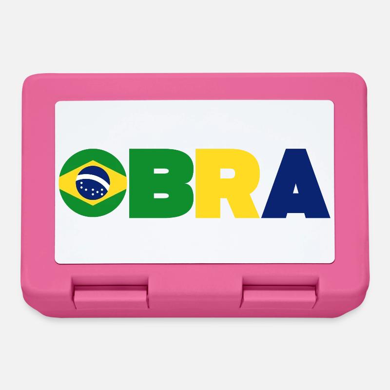 Brésil - Boîte à goûter - rose