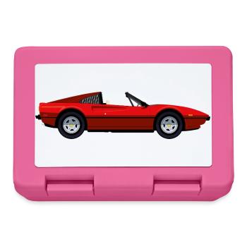 RED SPORTS CAR - Lunchbox - pink - Front