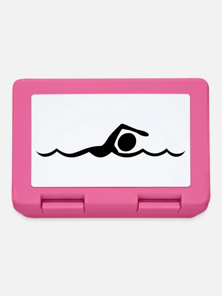 Schwimmer - Brotdose - Pink