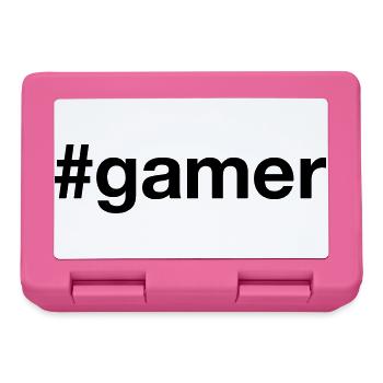 Hashtag du joueur de jeu - Boîte à goûter - rose - Devant
