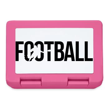 football - Brotdose - Pink - Vorne