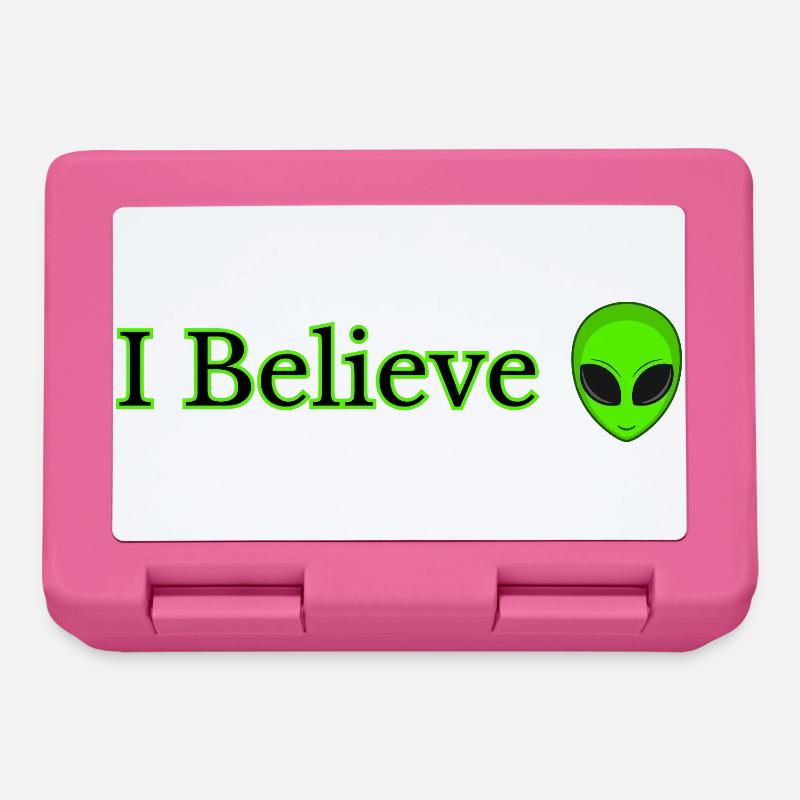 Imprimé I Believe Alien - Boîte à goûter - rose