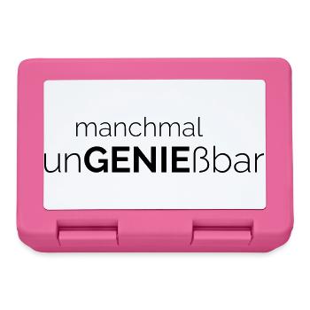 Immangeable - Boîte à goûter - rose - Devant