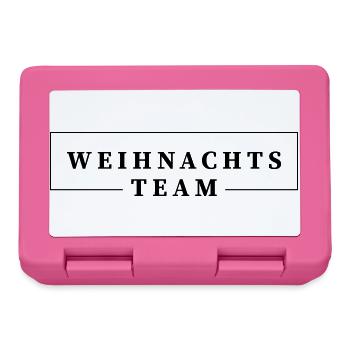 Christmas Team - Lunchbox - pink - Front