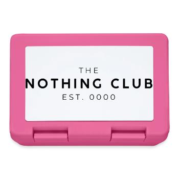 Der Nothing Club EST. 0000 - Brotdose - Pink - Vorne
