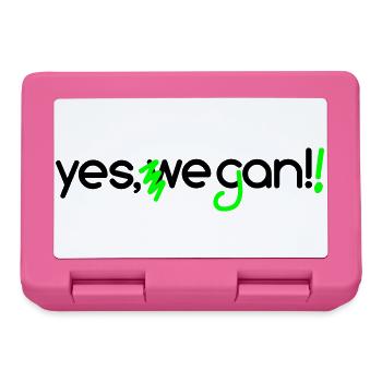 yes_vegan - Lunchbox - pink - Front