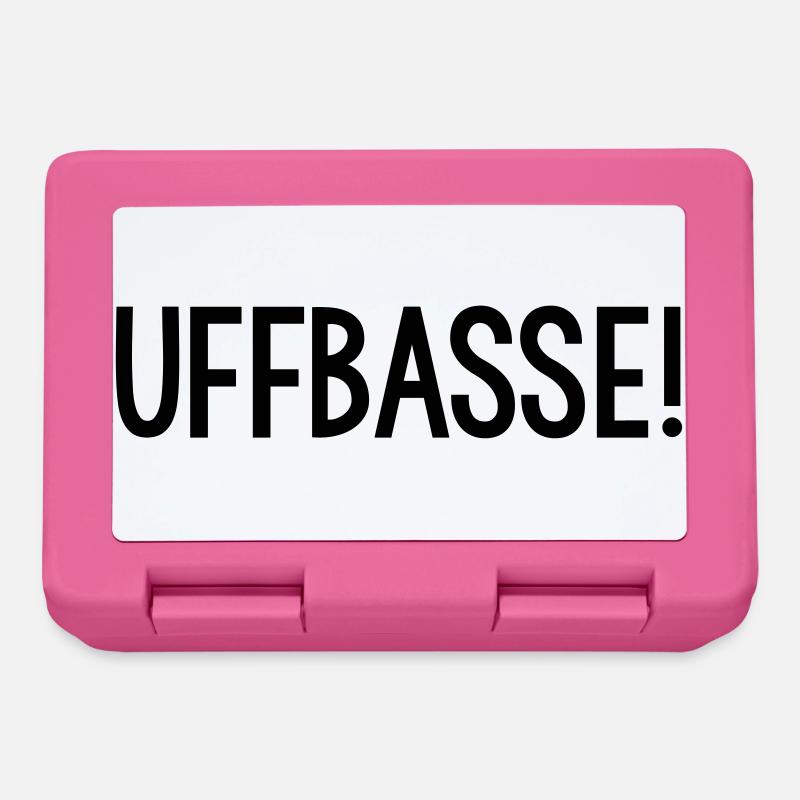 UFFBASSE Dialekt badisch - Brotdose - Pink