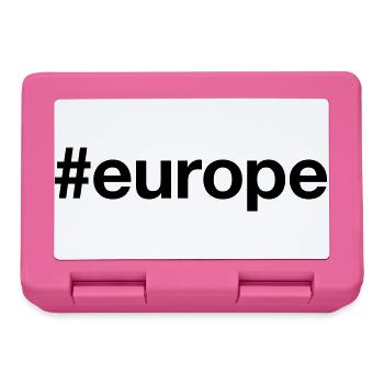 EUROPA Europe Hashtag - Boîte à goûter - rose - Devant