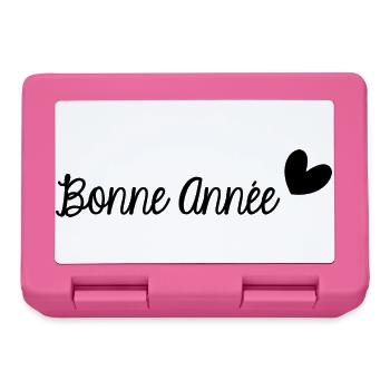 BONNE ANNEE. SAINT SYLVESTRE. NOUVELLE ANNÉE - Boîte à goûter - rose - Devant