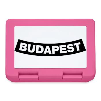 Budapest Chapter Element (Bachelor Party MC Rocker Design) - Lunchbox - pink - Front