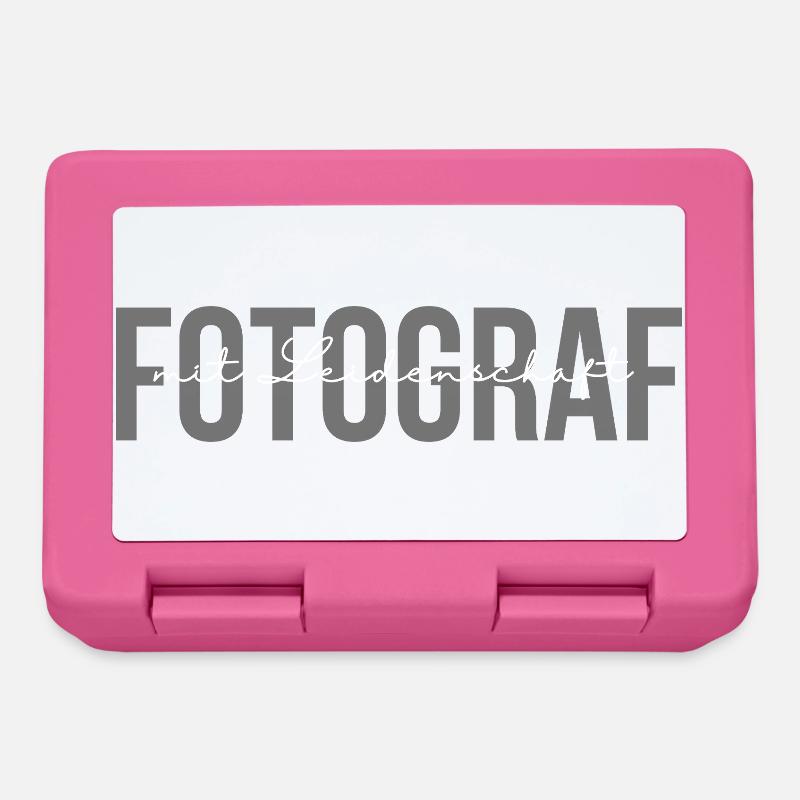 Fotograf mit Leidenschaft - Brotdose - Pink