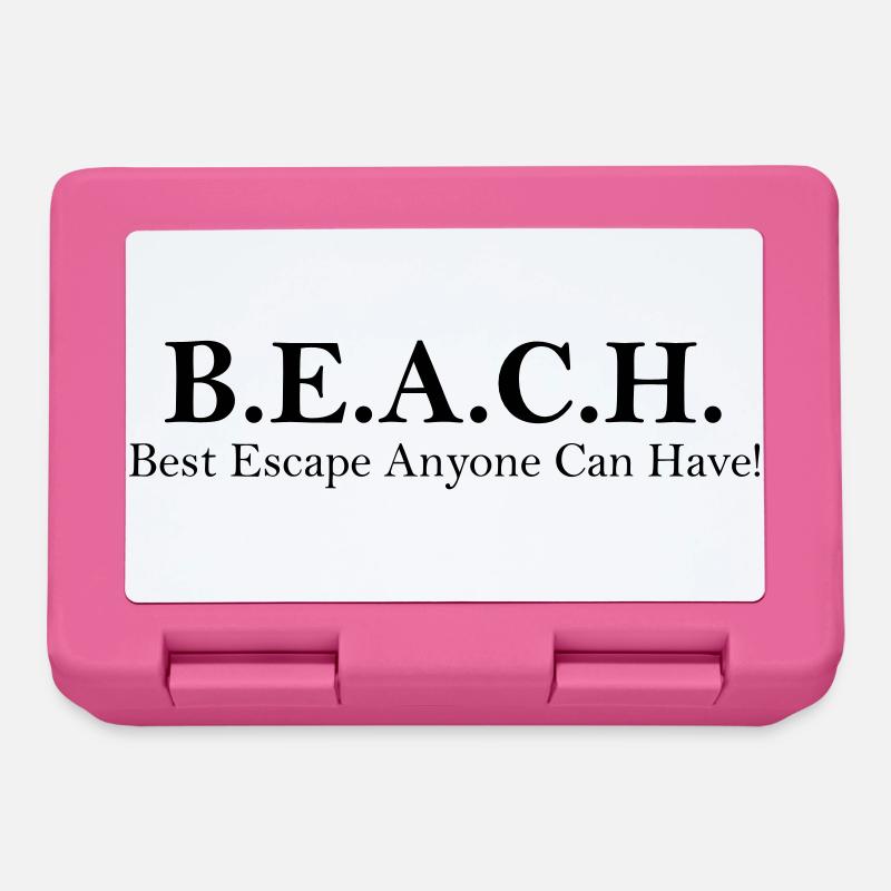 Beach_Escape - Boîte à goûter - rose