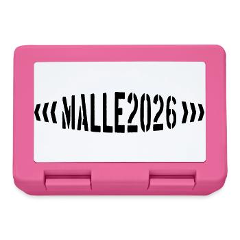 Malle 2026 - Lunchbox - pink - Front
