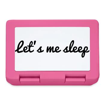 QUOTE. MESSAGE. HUMOR. FUNNY QUOTES - Lunchbox - pink - Front
