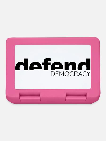 Defend Democracy - Statement Design - Brotdose - Pink